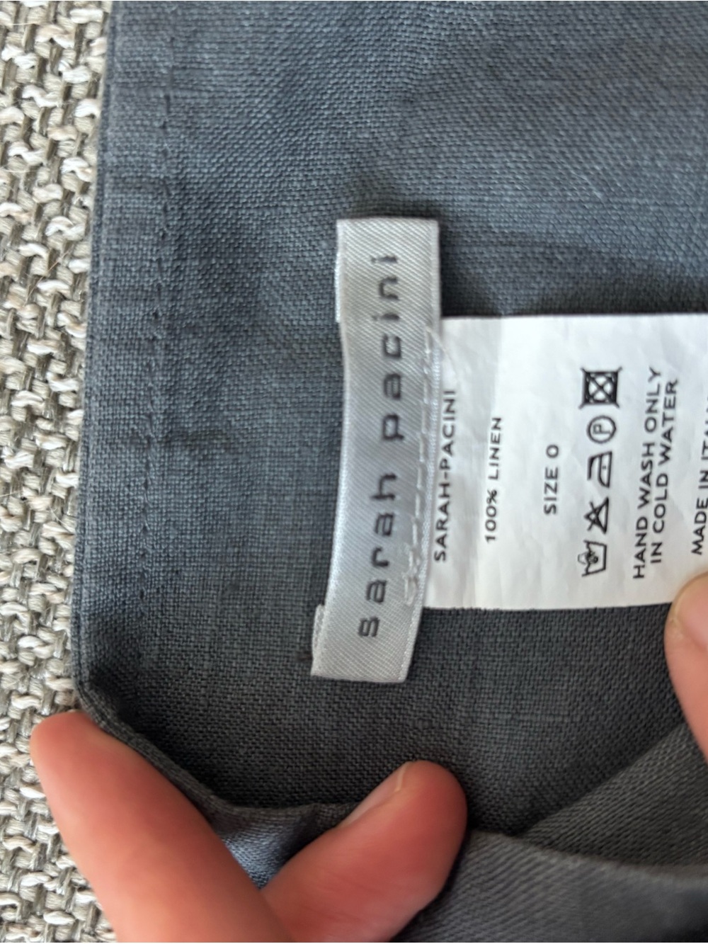 Vintage linen skirt
